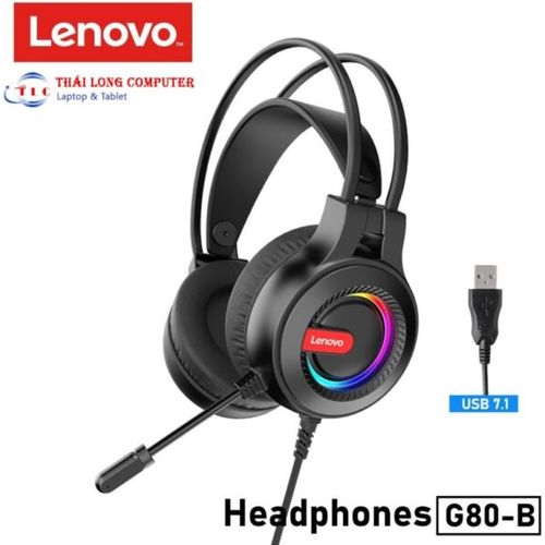 Casque Gamer Lenovo ThinkPlus Headphones G80-B