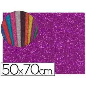 Papier mousse EVA paillettes 70x50 pochette 10 feuilles
