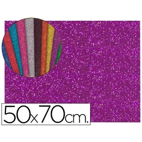 Papier mousse EVA paillettes 70x50 pochette 10 feuilles
