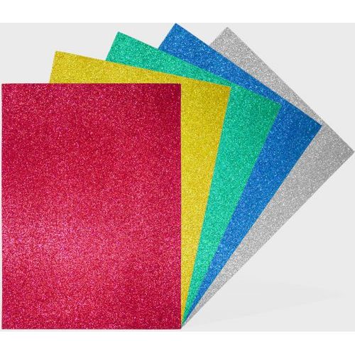 Papier mousse EVA paillettes 70x50 pochette 10 feuilles - 2