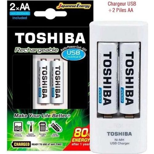 toshiba rechargeable aa 2600mah