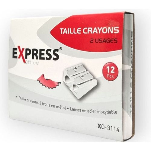 مبراة سريعة من المعدن بـ ٢ فتحة - 2