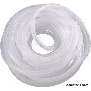 SPIRAL WRAPPING BAND WHITE 10M  SWB-12 CHS