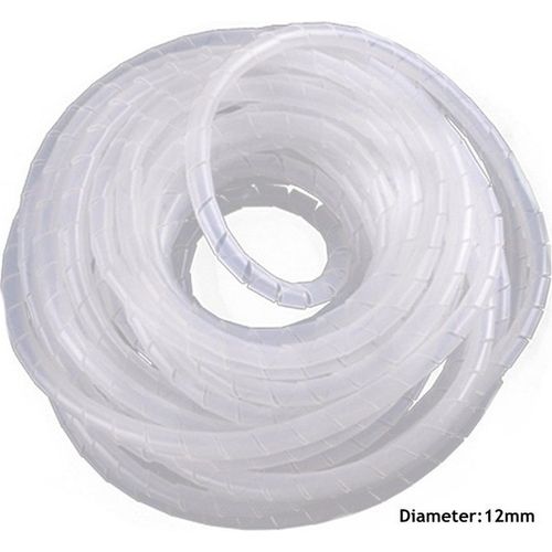 SPIRAL WRAPPING BAND WHITE 10M  SWB-12 CHS
