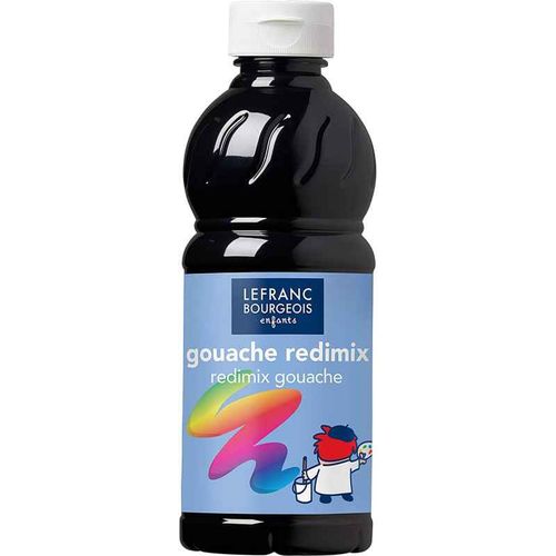 Gouache Redimix LEFRANC & BOURGEOIS 1L - Noir - 3