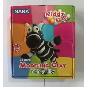 Pâte à modeler Barre de 160G Assorties Kiddy Clay