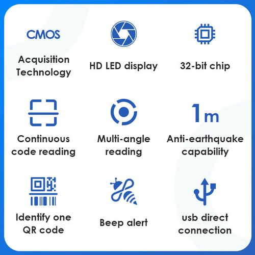 Deli-ES231 Stand Barcode Scanner - 3