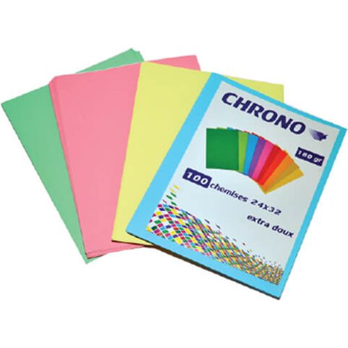 Paquet de 100 Chemises CHRONO 180g