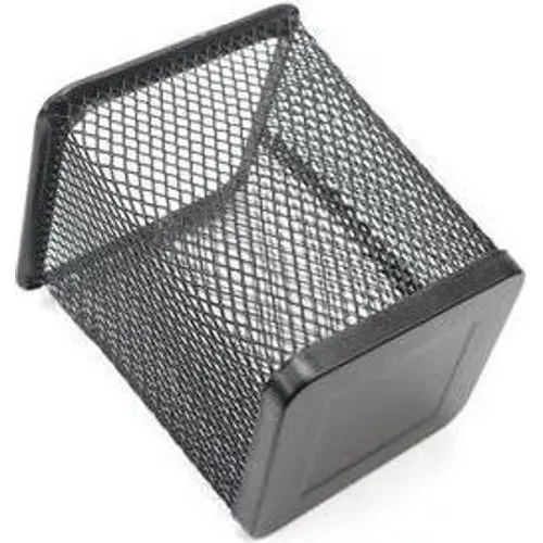 حامل قلم مربع من المعدن الأسود - 2