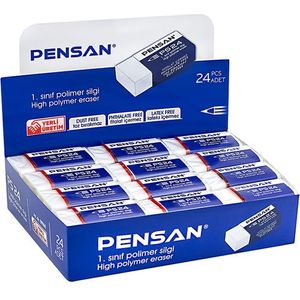 Gommes PENSAN Blanche Pack de 24 pcs