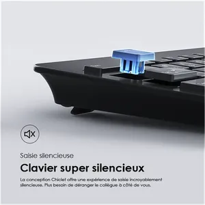 Oraimo SmartOffice Combo Clavier Souris  sans fils (Clavier Français)