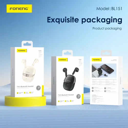 سماعة بلوتوث فونينج اللاسلكية فائقة النحافة BL135 - 2