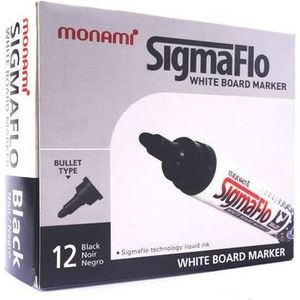 Marqueur MONAMI Sigmaflo  Noir - PACK DE 12