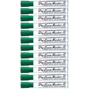Boite 12 Marqueur effaçable pour Tableau MONAMI VERT