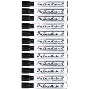 Boite 12 Marqueur effaçable pour Tableau MONAMI NOIR