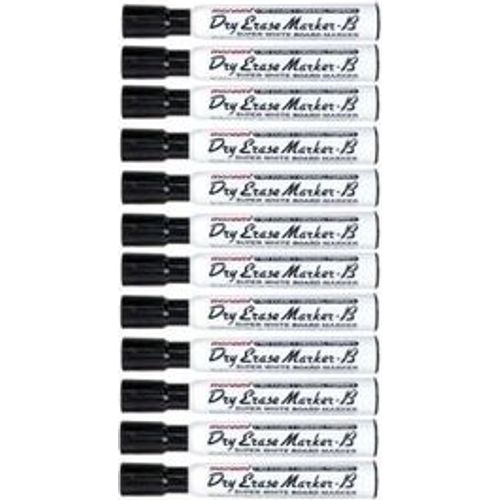 Boite 12 Marqueur effaçable pour Tableau MONAMI NOIR