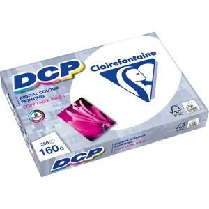 Ramette de papier Clairefontaine DCP - Papier ultra blanc - A4 160 g/m² - 250 feuilles
