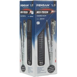 Stylo à Bille PENSAN MY TECH - Noir - Pack 25