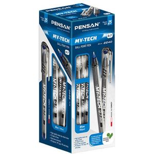 Stylo à Bille PENSAN MY TECH - Bleu - Pack 25