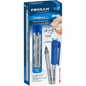 Stylo PENSAN TRIBALL - Bleu - Pack 12