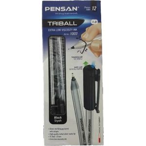 Stylo PENSAN TRIBALL - Noir - Pack 12