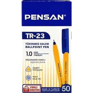 Stylo PENSAN TR23 Bleu - Pack de 50