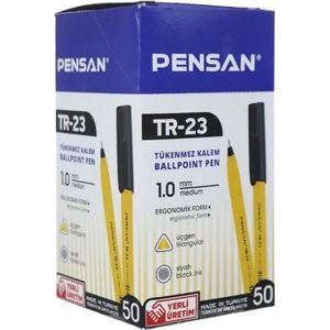 Stylo PENSAN TR23 Noir - Pack de 50