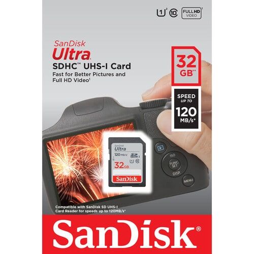sandisk ultra sdxc uhs-i card 120MG 32g 