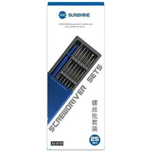 Sunshine Jeu de tournevis de précision SS-5118 : 25-en-1