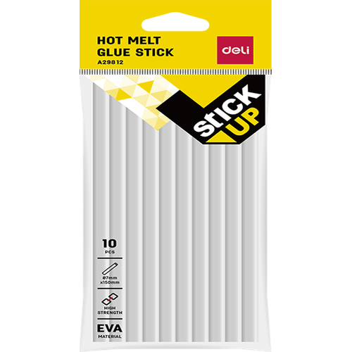 Colle DELI Hot Melt Glue Stick  A29812  7x150mm  10 pcs