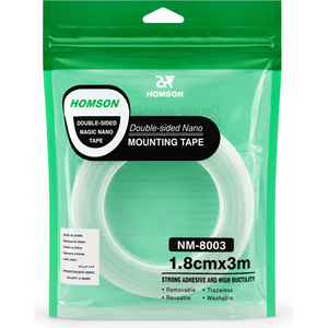 Scotch Double Face Nano Transparent HOMSON 1.8cm x 3m 