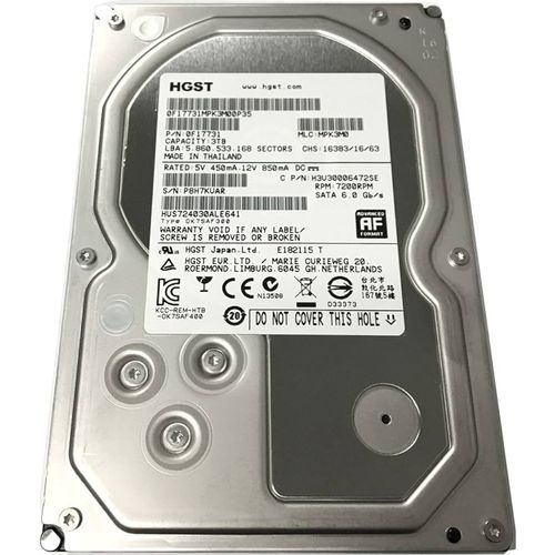 Disque Dur Interne 3.5" HGST 3To Recyclé
