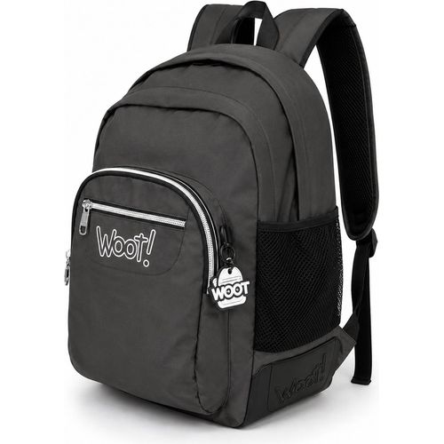 Woot Black School Backpack - 2