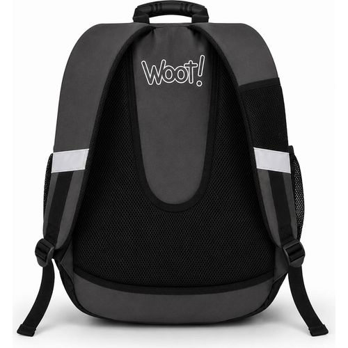 Woot Black School Backpack - 3