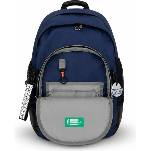 Woot Black School Backpack - 4