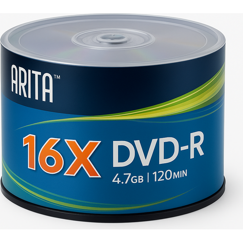 Pack de 50 DVD-R vierge Arita - 4.7GB - 16X