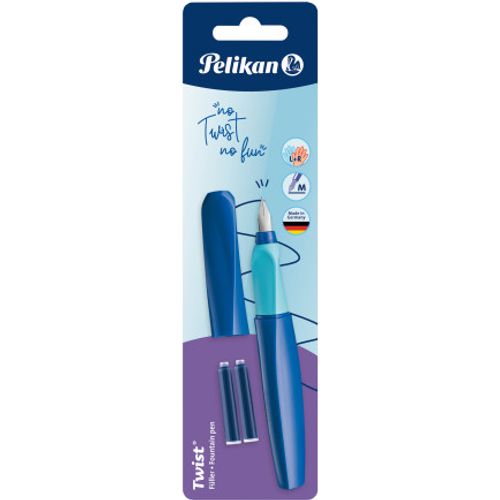 Stylo Plume Pelikan Twist Bleu profond P457 - 3