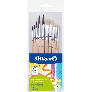 مجموعة فرش رسم 10 قطع Pelikan 