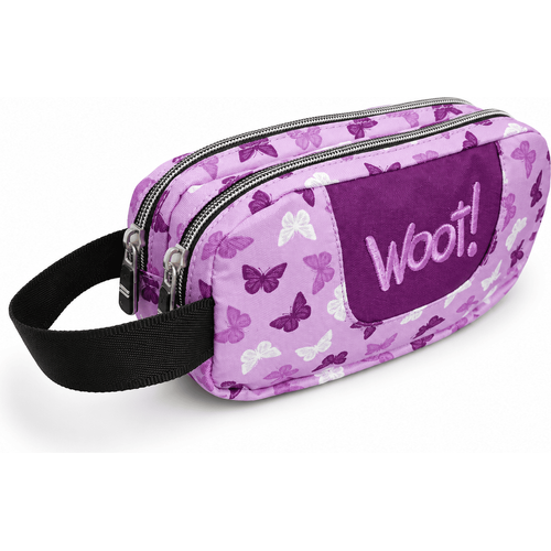 cartable scolaire à roulette WOOT! 3 Pièces - Papillons Violet - 8