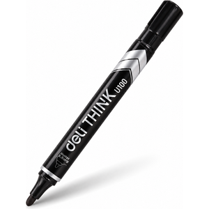 Marqueur Permanent Deli THINK U100 Noir 1,5 mm – Pointe Ogive