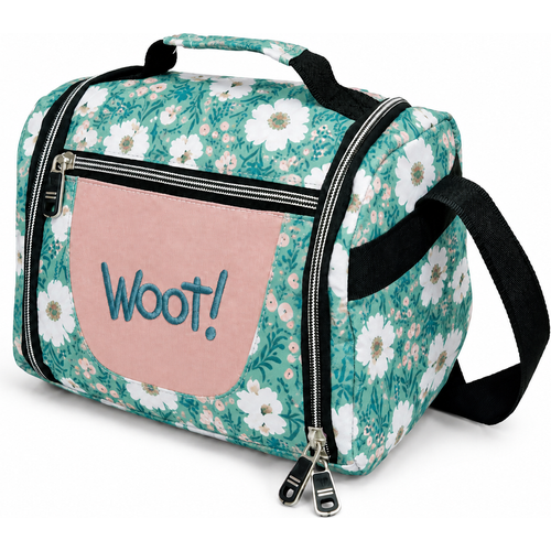 Cartable scolaire à roulette WOOT! 3 Pièces - Motif Floral - 4