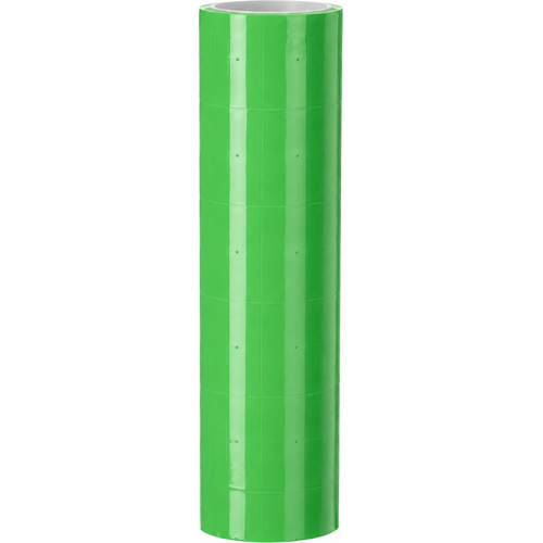 Rouleau d'Étiquettes Vert Fluo pour Étiqueteuses  21×12mm – Pack 10 Rouleaux