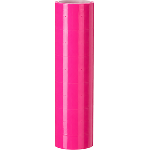 Rouleau d'Étiquettes Rose pour Étiqueteuses 21×12mm – Pack 10 Rouleaux