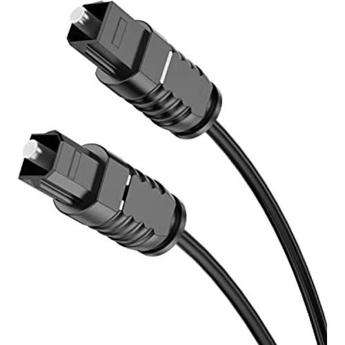 Câble audio optique numérique SPDIF Toslink 1.5m