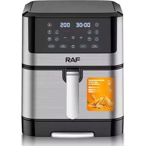 RAF – Friteuse à air chaud avec écran LED tactile, capacité de 8 litres.