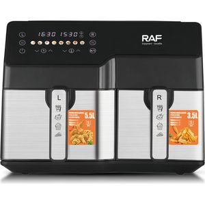 RAF – Friteuse à air chaud à double panier, 2500 W