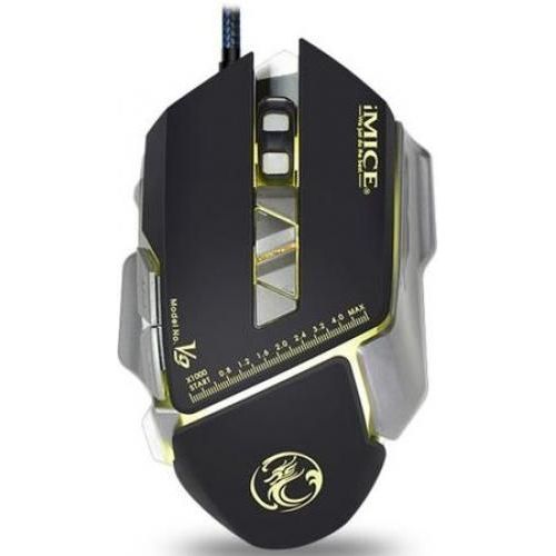 iMICE V9 – Souris Gamer 7 boutons, 4000 DPI, Noir