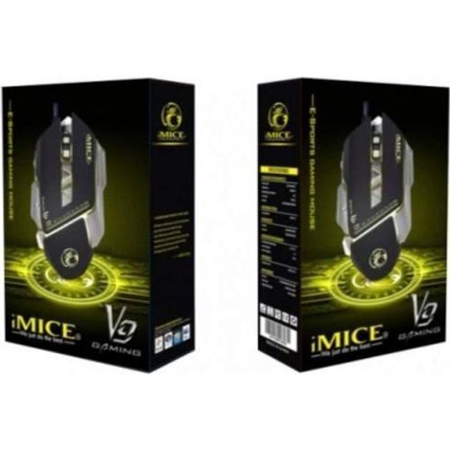 iMICE V9 – Souris Gamer 7 boutons, 4000 DPI, Noir - 2