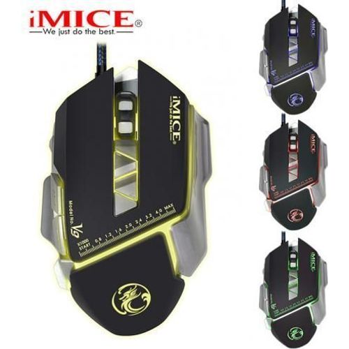 iMICE V9 – Souris Gamer 7 boutons, 4000 DPI, Noir - 3