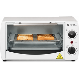 Venezia JB10S – Four électrique 10 L, 1000 W, Blanc